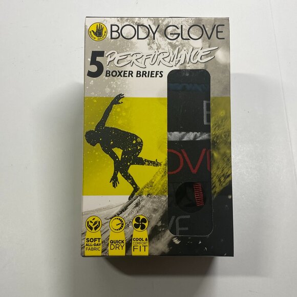 NWT Body Glove Performance Boxer Briefs - 5 Pack – Large - Picture 1 of 4